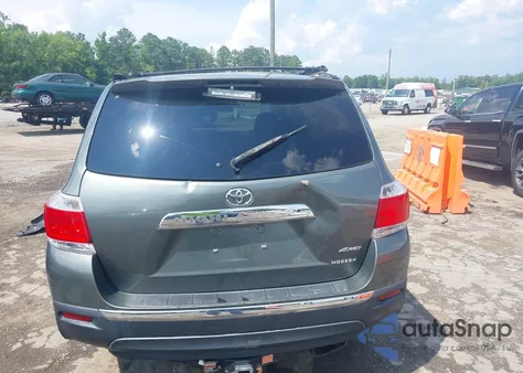 2013 Toyota Highlander Se V6 from USA, damaged, VIN 5TDBK3EH6DS225464